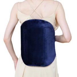 Heating Pad for Back, Myiosus Electric Heating Pads, 4 Heat Settings, 9-Foot Long Cord, Auto Shutoff, Dry and Wet Heat Therapy, Machine Washable, 15 * 24, Dark Blue