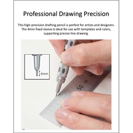 Graph Gear 1000 Mechanical Drafting Pencil Set (0.3mm / 0.4mm / 0.5mm / 0.7mm / 0.9mm), qullity original pen case