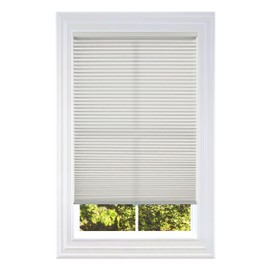 BlindsAvenue Cellular Honeycomb Cordless Shade, 9/16" Single Cell, Light Filtering, Winter White, Size: 52" W x 48" H