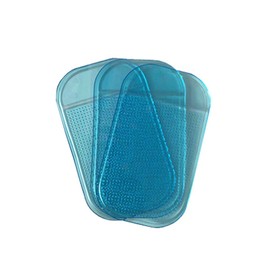5PCS Extra-Strong Anti-Slip Pad Car Dashboard Sticky Pad Removable Silicone Gel Mat Washable Multi-Purpose PU Gel for Cell Phone Tablet (Blue)