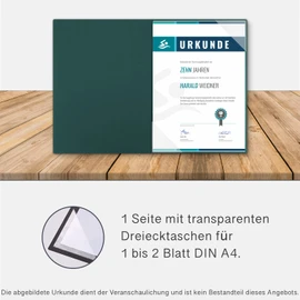 Certificate Folder A4 Cardboard – Premium Quality with Elegant Embossing 'Certificate' – BL-exclusivdruck® Basic – High-Quality Transfer Folders Made of 320 g/m² Cardboard – Certificate Cover for DIN