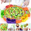 Fishing Game Toy Set with Rotating Board fishing plate Parent