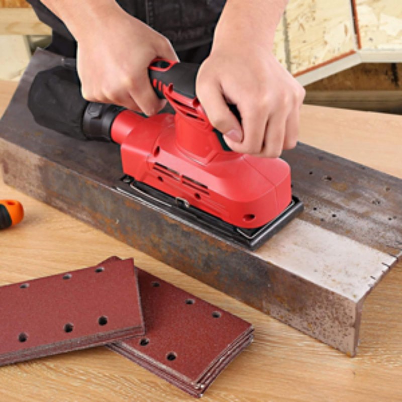 STEBRUAM Sanding Sheets 30 Pieces, 93 x 185mm Square Hook