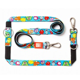 Max Molly Multifunctional Dog Lead, Padded, Reflective, Pink, Length: 200 cm, Size: XS-L