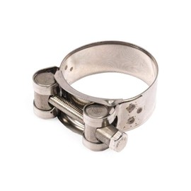 Exhaust Pipe Clamp, Asudaro Motorcycle Exhaust Clamp Universal Duty Stainless Steel Turbo Exhaust Band Clamp Silencer Narrow Band Exhaust Clamps Exhaust Pipe Connection Clip Pipe Repair Accessories, #