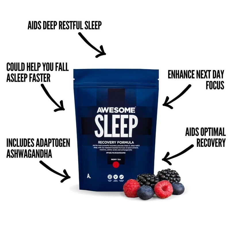 Awesome Supplements - Awesome Sleep Recovery Formula with Magnesium, Ashwagandha