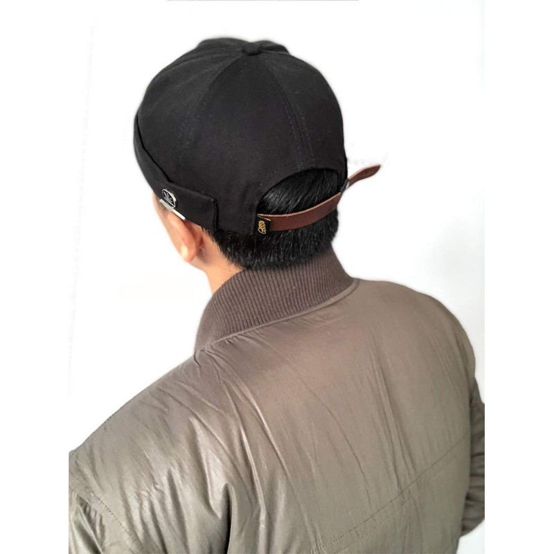 CMUNDLJQ Evetin Docker Hat Adjustable Sailor Hat Harbour Hat Biker