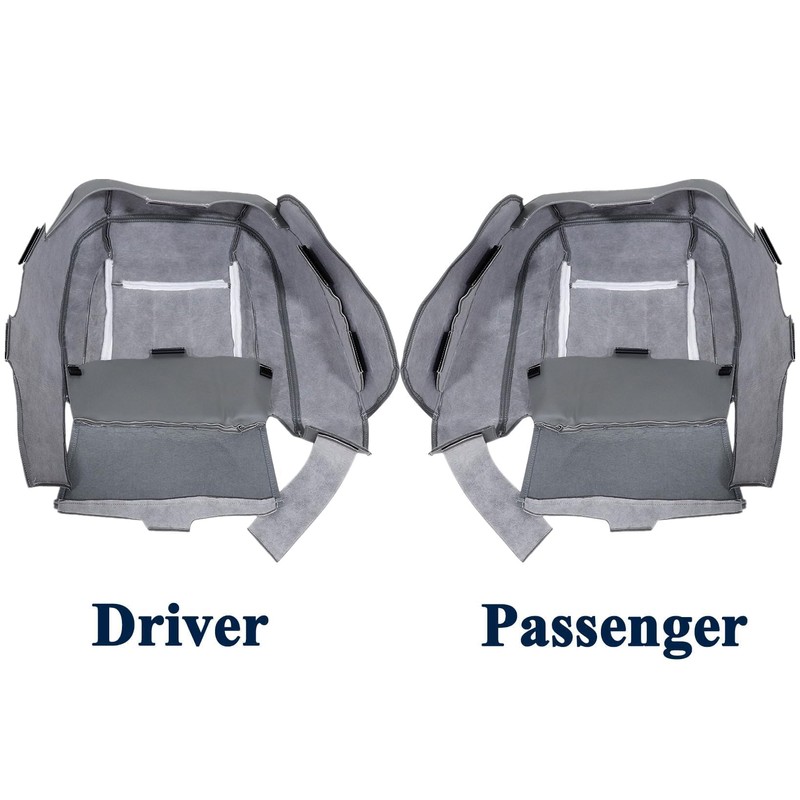 NLQR Front Driver and Passenger Side Bottom Replacement Seat Covers