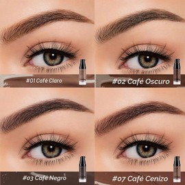 Verdora Tinted Brow Gel, Gel para Cejas, Secado Rápido, Resistente al agua y Larga Duración 24h, cejas esculpidas y estilizadas, 6ml (03 Black Brown)