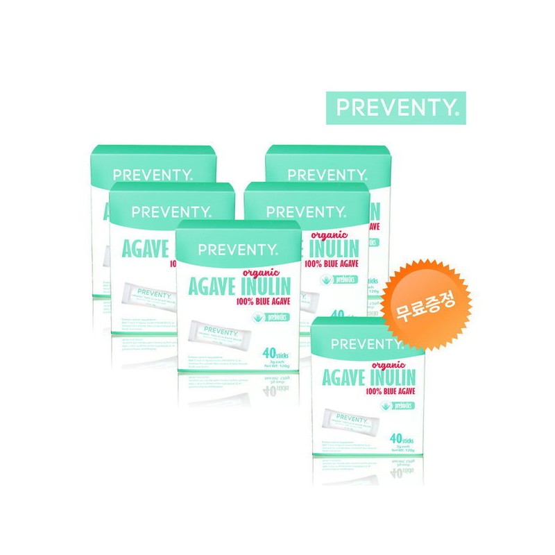 [Preventi] Organic Premium Blue Agave Inulin Prebiotics (40 packets) x