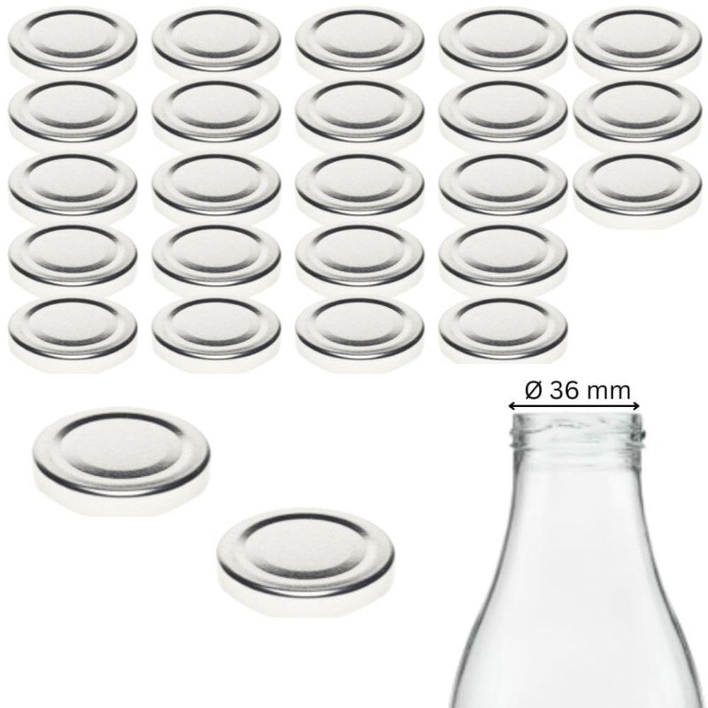 mikken TO48 Twist-Off Replacement Lid for Milk Bottles and Juice