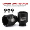 CASOMAN 1/2-Inch Drive Shallow Spindle Axle Nut Impact Socket Set,1-9/16"