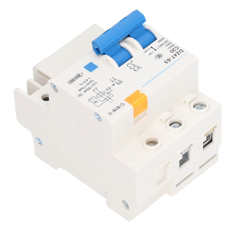 DC Miniature Circuit Breaker, 2 Pole 20 Amp 400V DZ47LE-63