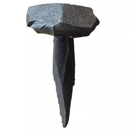 OLD NAIL SOURCE 5/8" Steel Decorative Rose Head Nails - Antique Style Reproduction Nails - 50