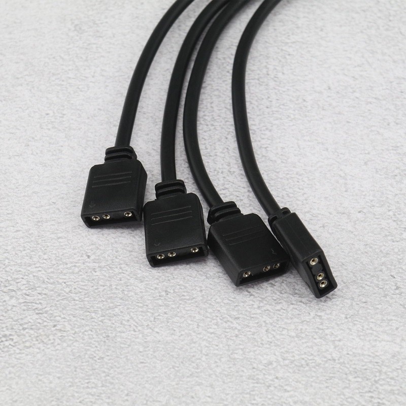 LT Easiyl 2PCS ARGB Splitter Cable 5V 3 Pin Addressable