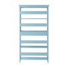 Convenience Concepts Oxford 5 Tier Bookcase with Drawer, Sea Foam