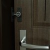Wocoe Barn Door Latches,Black(Luminous) 90 Degree Gate Lock,Flip Gate Latches