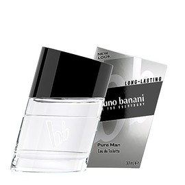 bruno banani Pure Man ‚Äì Eau de Toilette Natural Spray ‚Äì Holzig-blumiges Herren Parf√ºm ‚Äì 1er Pack (1 x 30ml)