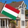 2×3 FT Hungary Flag, Medium 60×90 150D Hungarian Outdoor Banner,Double