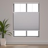 Youngoo Cordless Top Down Bottom Up Cellular Shades, Blackout Honeycomb