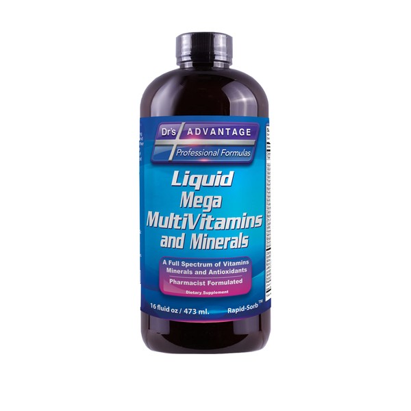 Drs Advantage - Liquid Mega MultiVitamins & Minerals 16oz. [Health and Beauty]