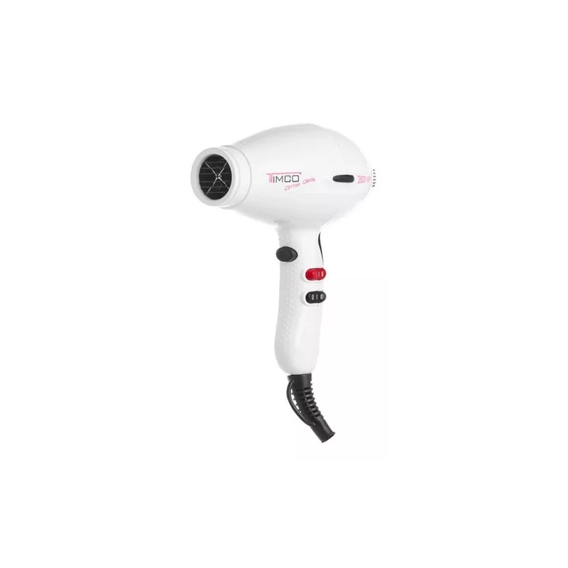 Timco Secadora Prof Cabello Cerámica+ion C/boquilla Timco Hp-3900b Color Blanco