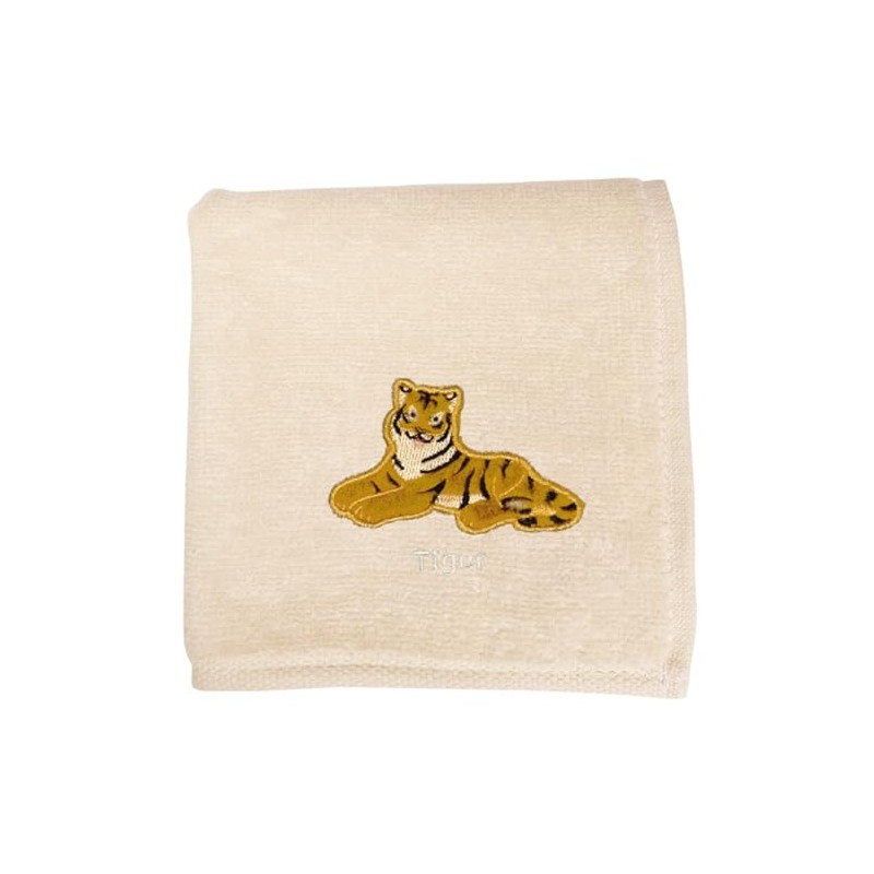 World Shoji 109356 Handkerchief, Animal Handkerchief, Tiger