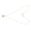 Pendant Necklace 925 Silver Sunflower Shape Gold Exquisite Shiny Elegant