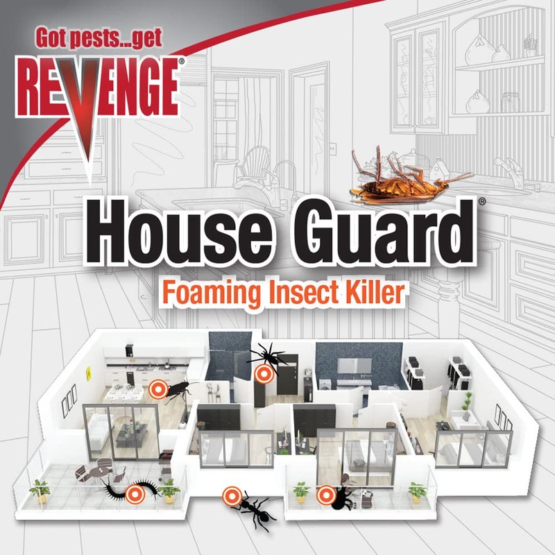 Bonide Revenge House Guard Foaming Insect Killer, 15 oz Ready-to-Use
