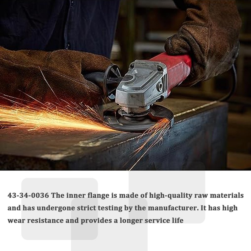 43-34-0036 Inner Flange Fits Milwau-kee Angle Grinder 2680-20, 2680-22, 6116-30,