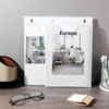 STOBOK 2 Pcs A4 Catalog Stand Vertical Acrylic Wall Hanging