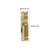 uxcell Invisible Brass Barrel Hinges, 24pcs 4x15mm Brass Contemporary Hidden
