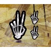 Six9 Designs Peace Hand Sign Xray Skeleton Vinyl Car Truck