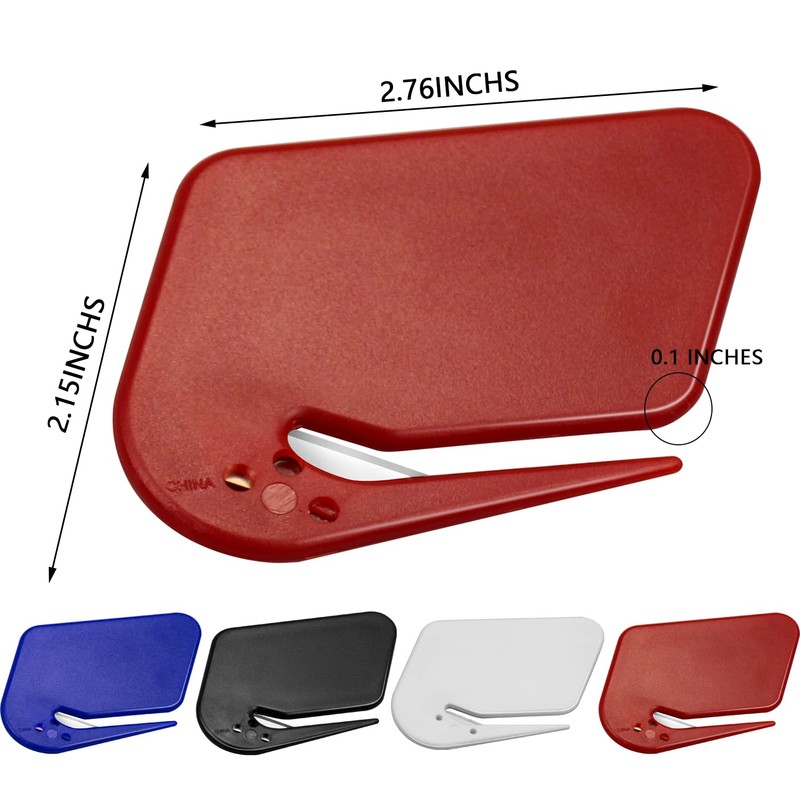 Letter Opener Envelope Slitter 4 Pack Letter Openers Plastic with