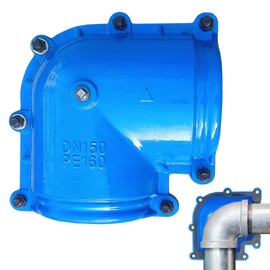 Pipe Repair Clamp 6 Inch Pipe Elbow(Outer Diameter of The Applicable Pipe is about 6.3-6.5 inch),90 Degree Elbow Leak Sealer,Short Radius,PPR/PE/Iron Pipe,Threaded And Socket Connection Elbow
