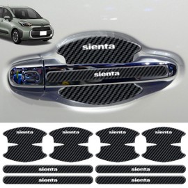 HUDIY Door Handle Protector for New Sienta MXP 10 Series Car Door Knob Cover SIENTA MXP 10 Series (August 2022 - Present) Car Door Scratch Resistant Door Protection Silica Gel Material Protective Film