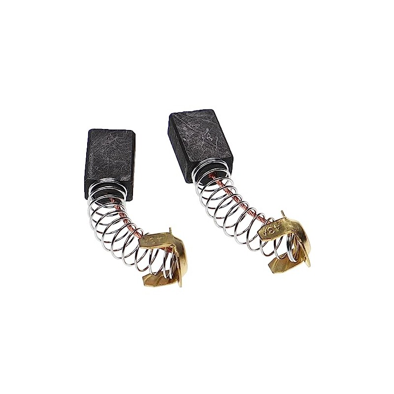 vhbw 2 x Carbon Brushes Motor Carbon Abrasive Carbon 7
