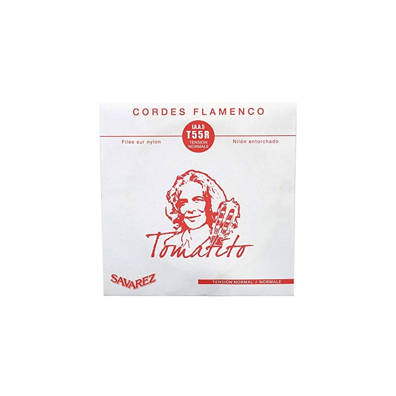 Savarez T55R 5 Strings tomatexi-to Flamenco Guitar Rose String