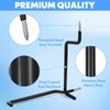 Pafeooui 12 Pcs Heavy-Duty Black Ladder Hooks – Iron &