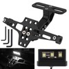 Windance Motorcycle License Plate Bracket,Universal Adjustable Fender Eliminator Kit, CNC