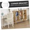 Boxonly Shelf Cabinet Door 90 Degree Plastic Corner Braces 2