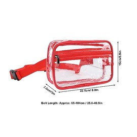 Bolso Bandolera Transparente con Hombro Transparente, Mochila Cruzada en el Pecho, Mochila Informal para Mujeres y Hombres, riñonera Ajustable para De