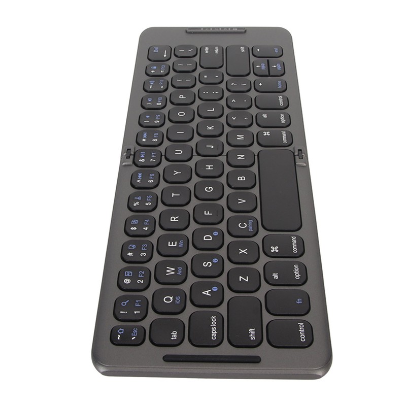 Foldable Bluetooth Keyboard 2 Fold Wireless Keyboard 3 Channel for