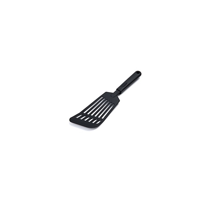 Fox Run Nylon 12-Inch Slotted Turner, Black