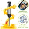 Bonsenkitchen Immersion Blender, 20 Variable Speeds & Turbo, 4-In-1 Stainless