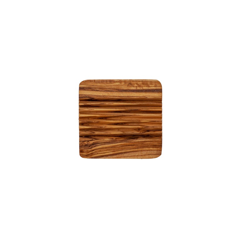 Soap Dish Soap Holder Square Rustic Olive Wood Decorative for