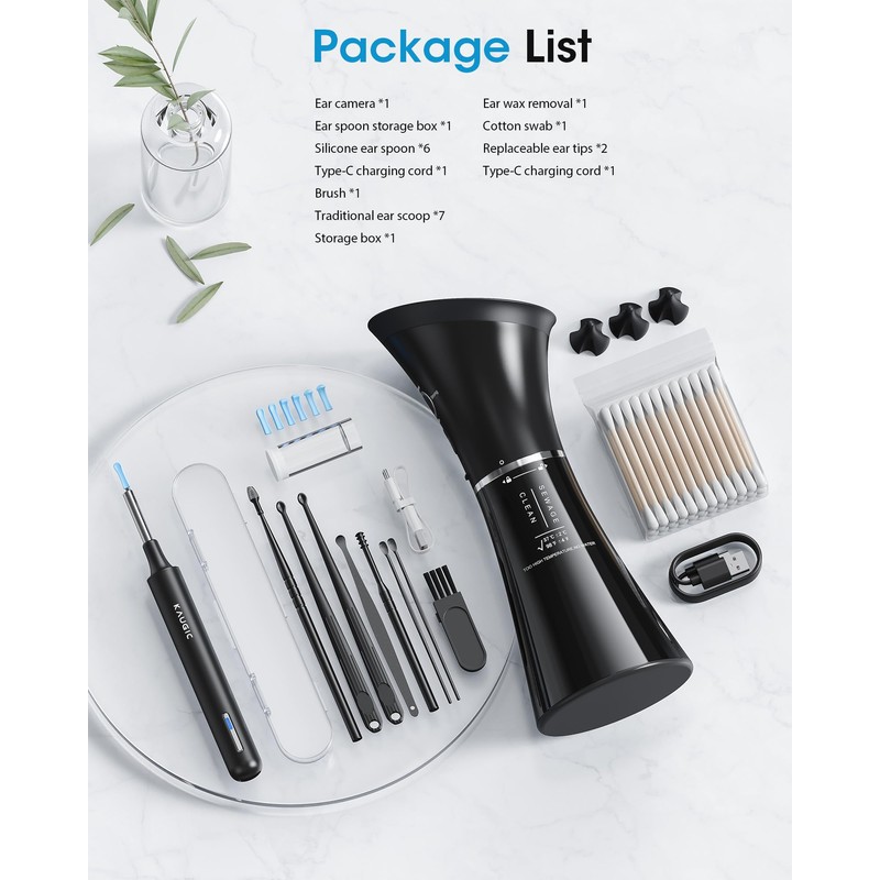 Ear Wax Removal Kit with Camera – Ear Cleaner Tool