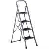 SEGAWE 4 Step Ladder Folding Step Stool with Wide Anti-Slip