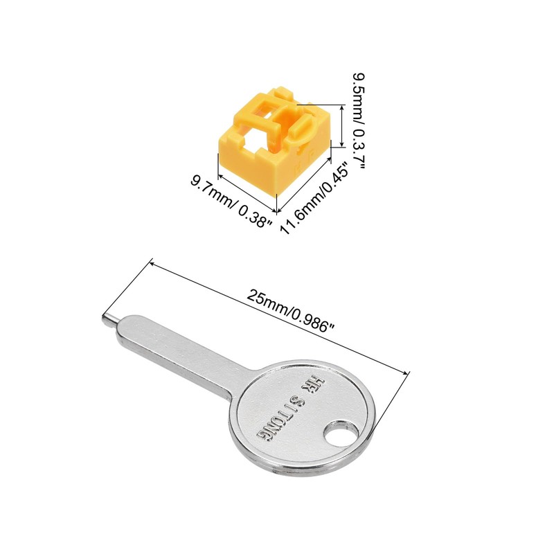 QUARKZMAN 12pcs Port Blocker Locking RJ45 Port/Dust PC Blocker with