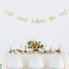 Last Trail Before The Veil Banners,Hiking Bachelorette Party Decorations, Hiking Nautical Themed Bachelorette Hanging Ornaments, Adventure Party Decor Supplies, Cabin Bachelorette Party Decorations